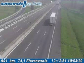 Obraz podglądu z kamery internetowej Fiorenzuola d'Arda - A01 - KM - 74,1